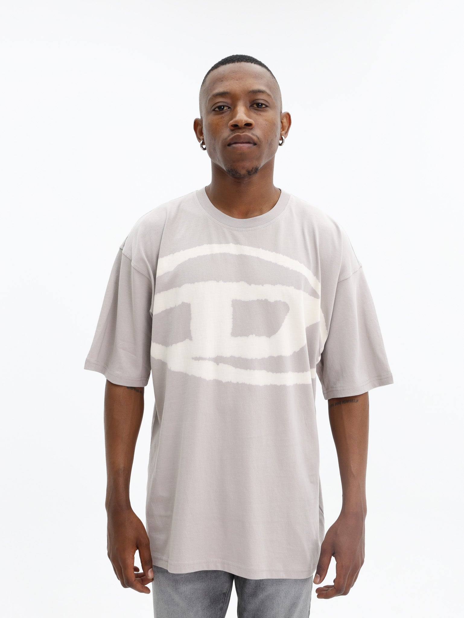 Diesel T-Shirt Relaxed Bleach